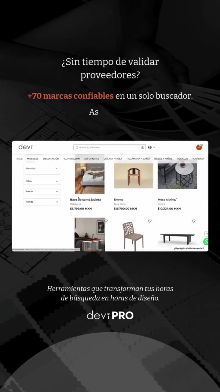 Cómo encontrar muebles para proyectos de interiorismo en México