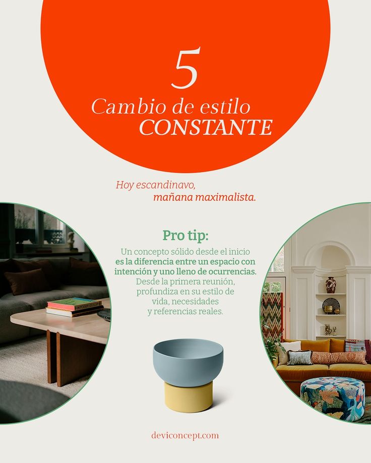 Cambios constantes de estilo
