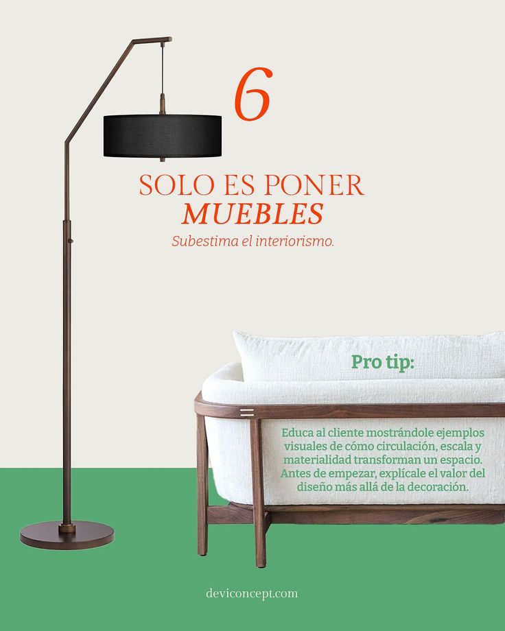 Subestima el valor del interiorismo