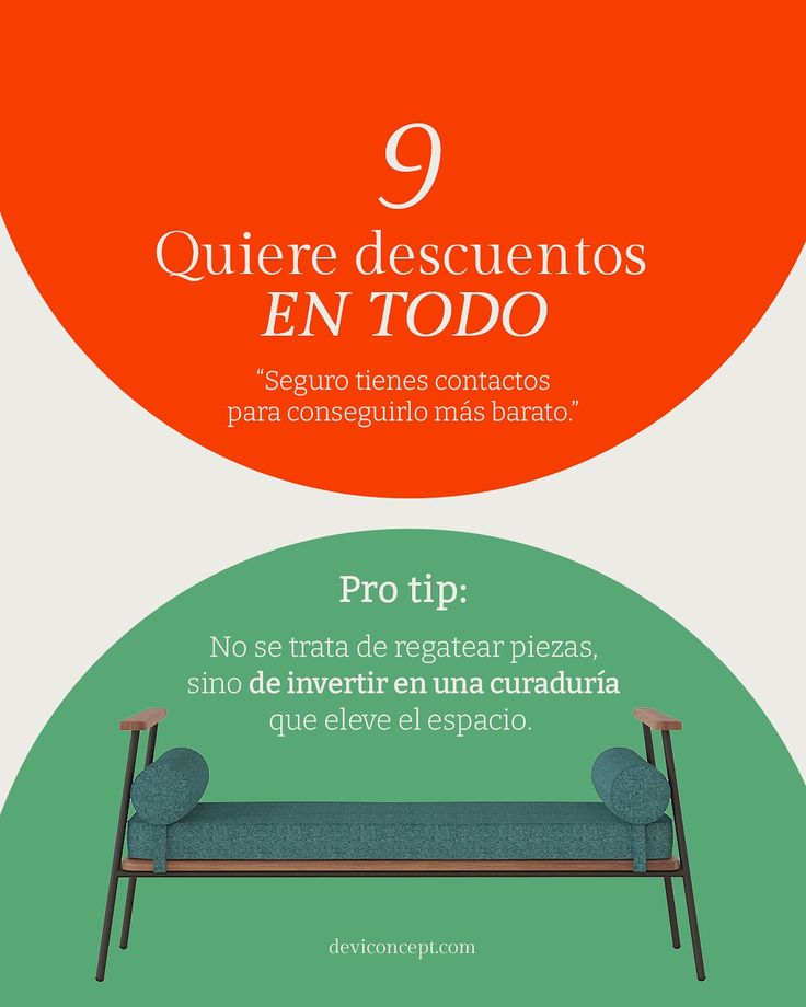Quiere descuentos